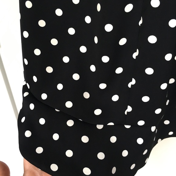 SANDRO polka dot evita lace satin dress size 1 - Picture 8 of 8